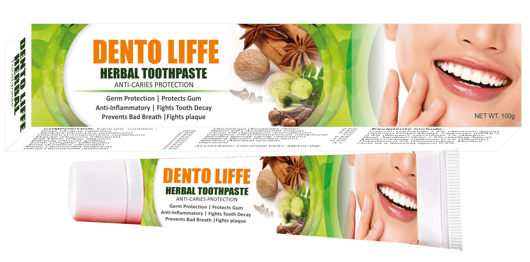 Dento Liffe Herbal Toothpaste